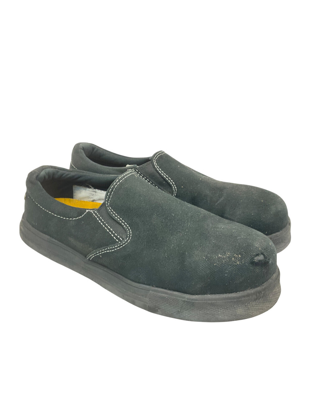 Dakota Women's 1008 Lightweight ATSP Canvas Slip-On Work Shoes Black Size 7M